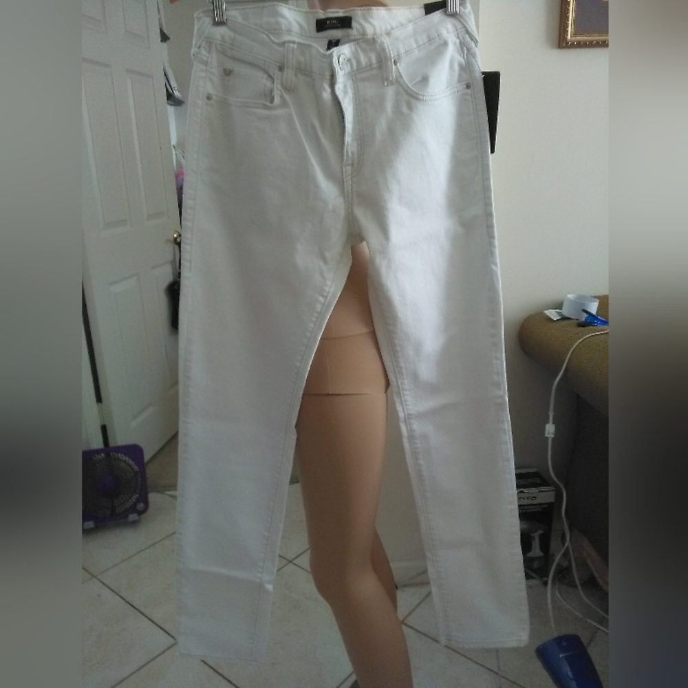 BNWT True Religion Women's Straight Leg Jeans OPTIC White (ROCCO RENEGADE) SZ.33